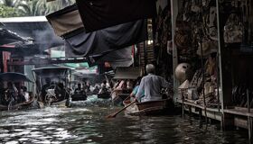 Floating Market near Bangkok, Thailand